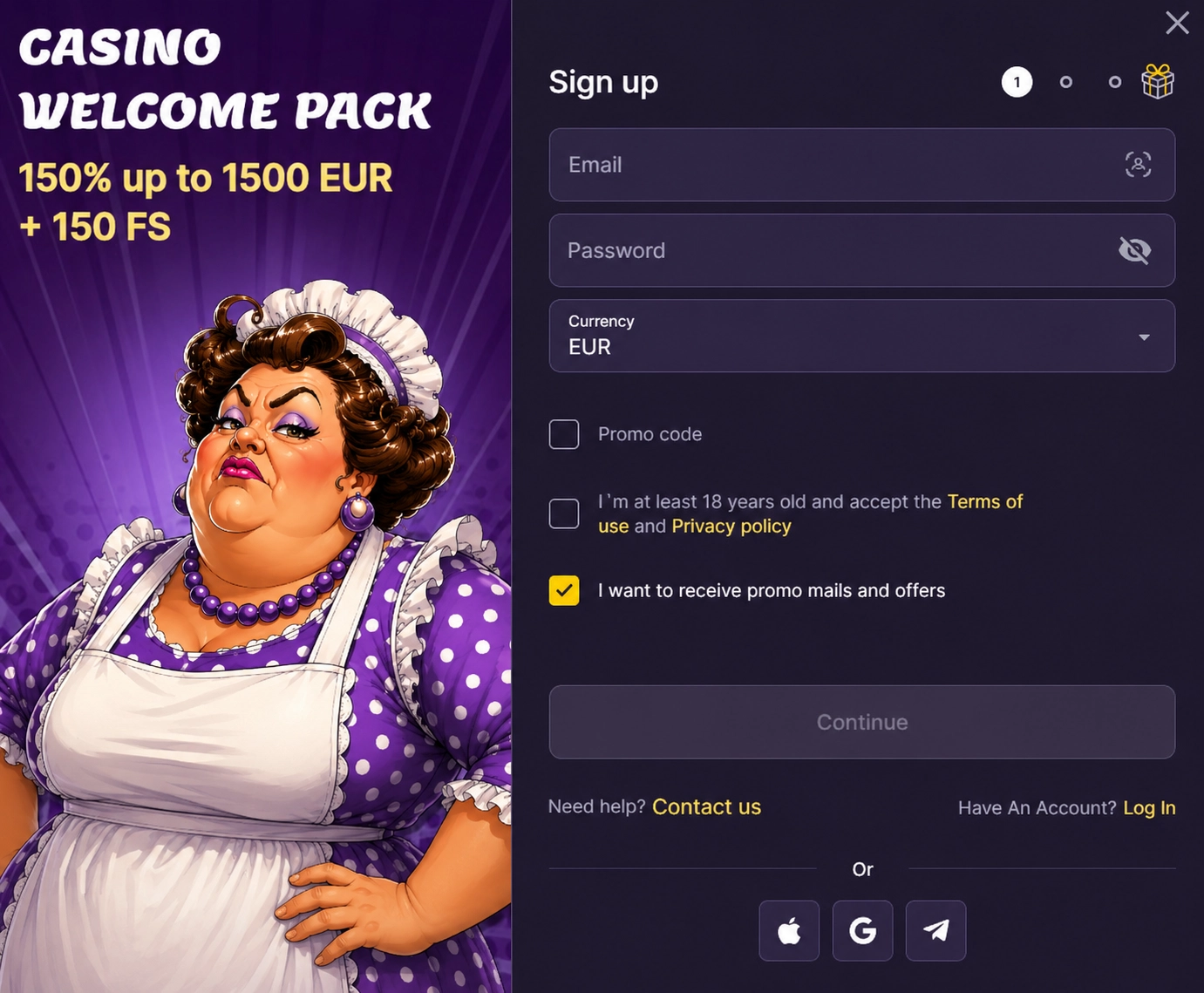 mamabet casino login